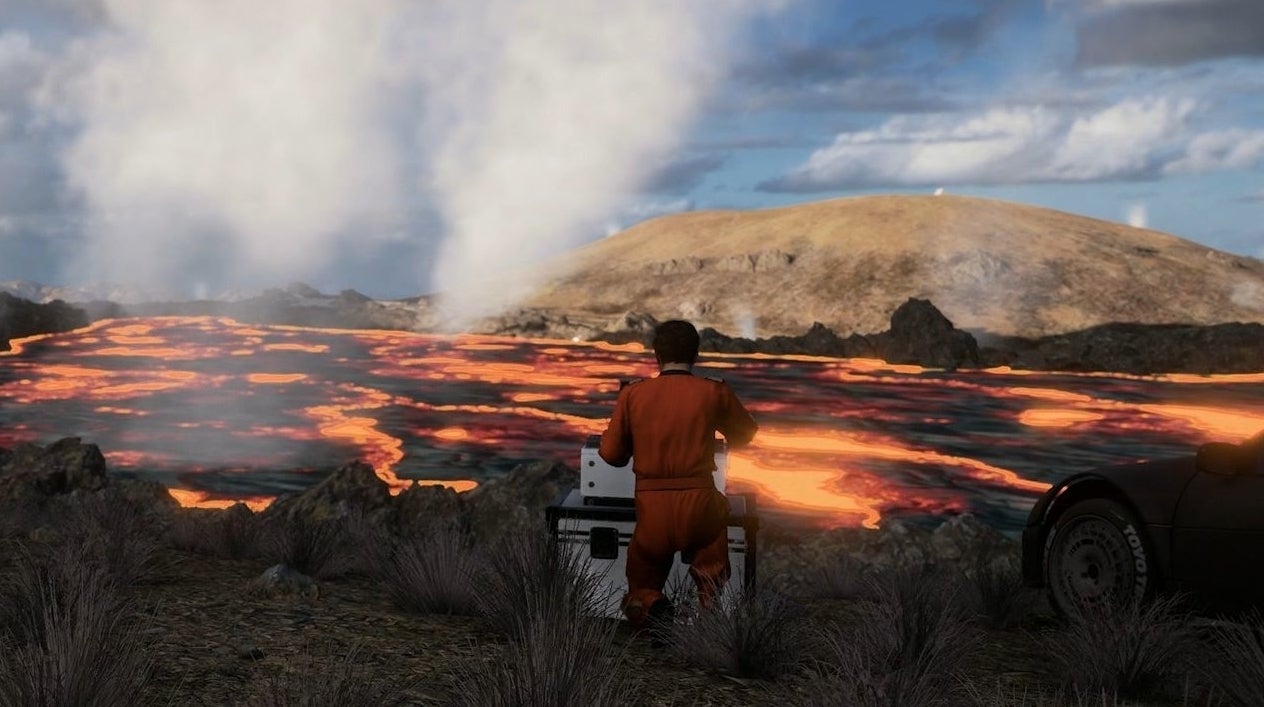 Forza Horizon 5 volcano objectives thermal suit, seismometer and hot spring lake sample